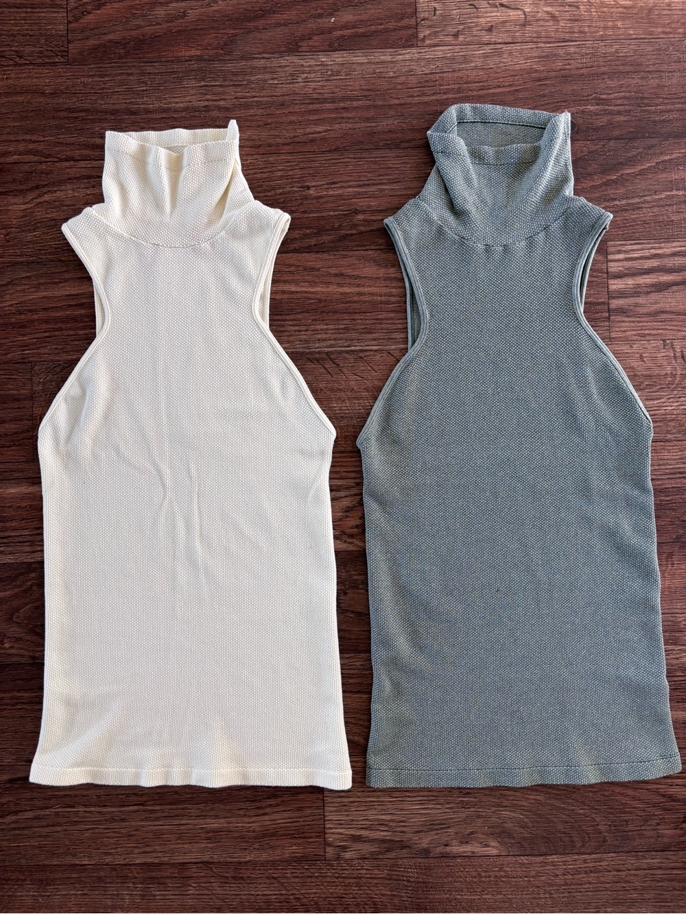 Free People Intimately Always Ready Seamless Turtleneck Tank Bundle Set of 2 M/L